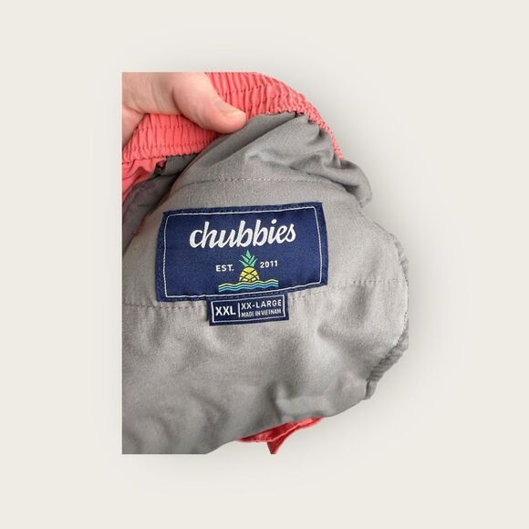 Chubbies Everywear Performance Short The New Englands Vintage Washed Coral 6” Si - Picture 8 of 10